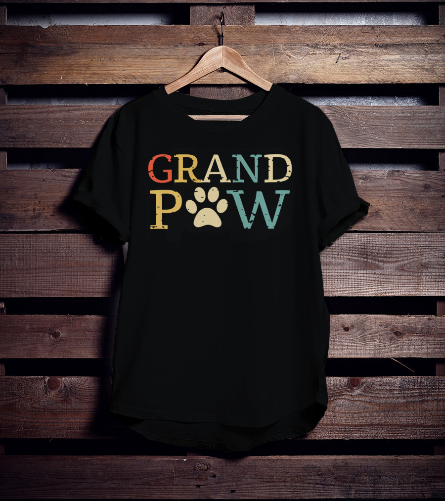 Grand Paw Best Grandparent T-Shirt