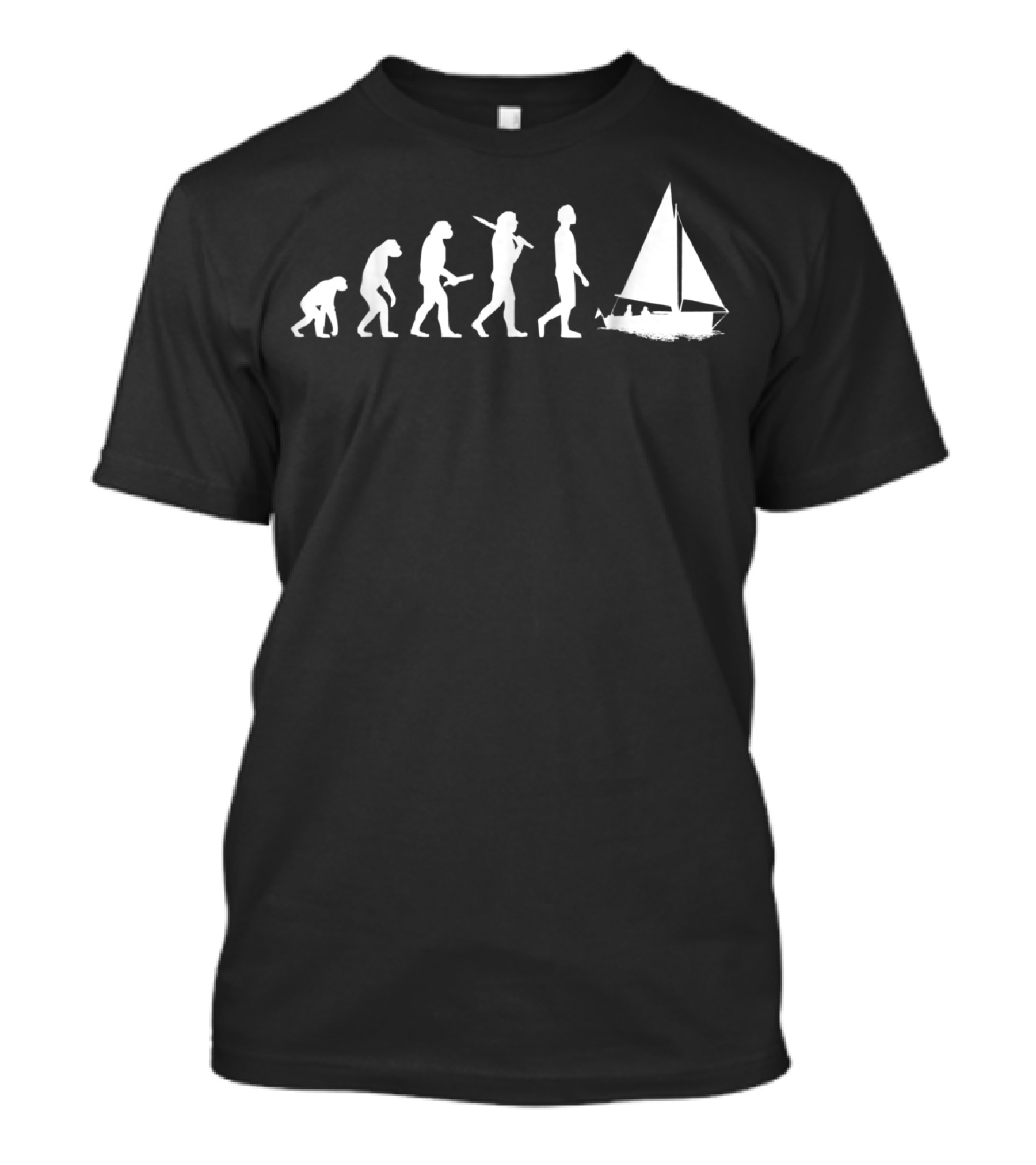 Evolution Of Sailing Humor For Sailors T-Shirt