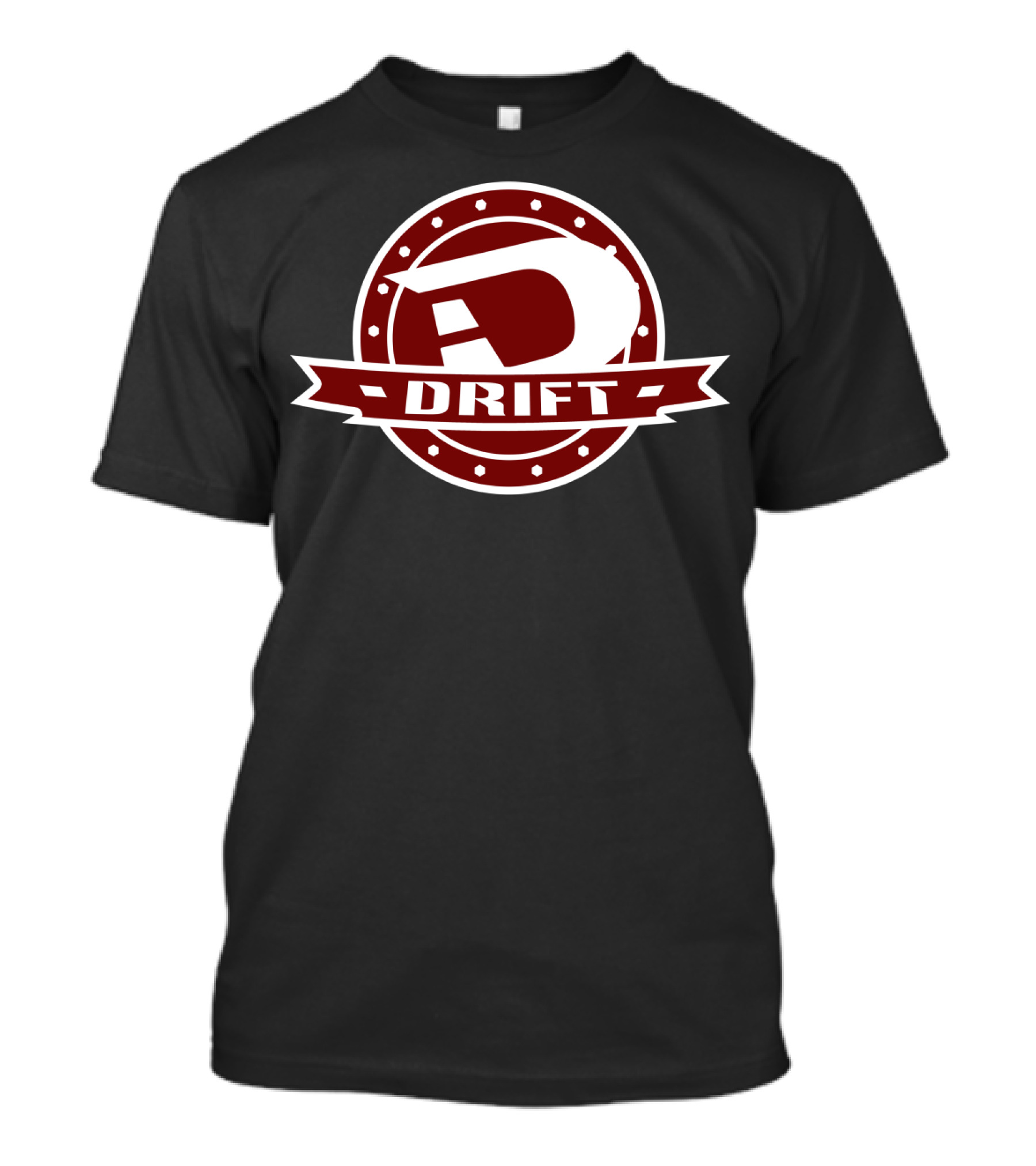 Classic Style Drift Red Icon Badge T-Shirt