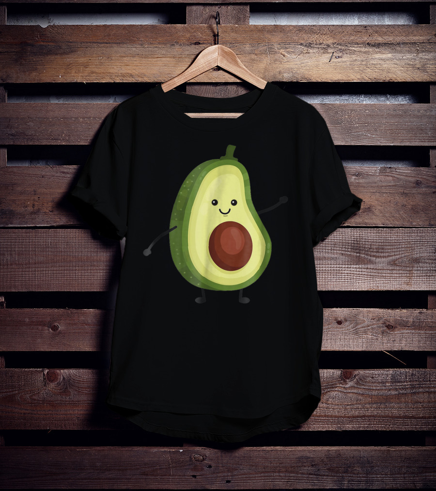 Smiling Avocado Best For Vegans Diet T-Shirt