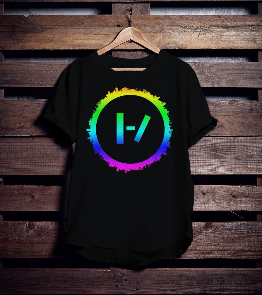 Best Colorful Earth Circle With Iconic H Slash T-Shirt