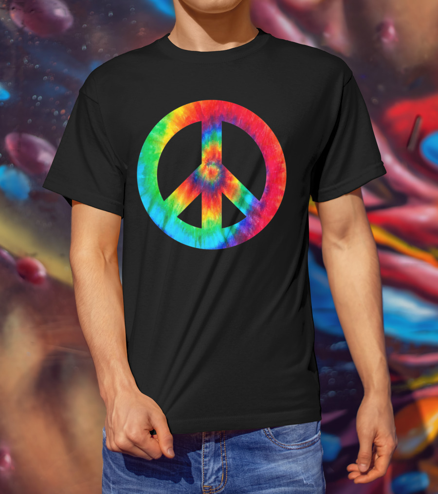 Cool Tie Dye Peace T-Shirt
