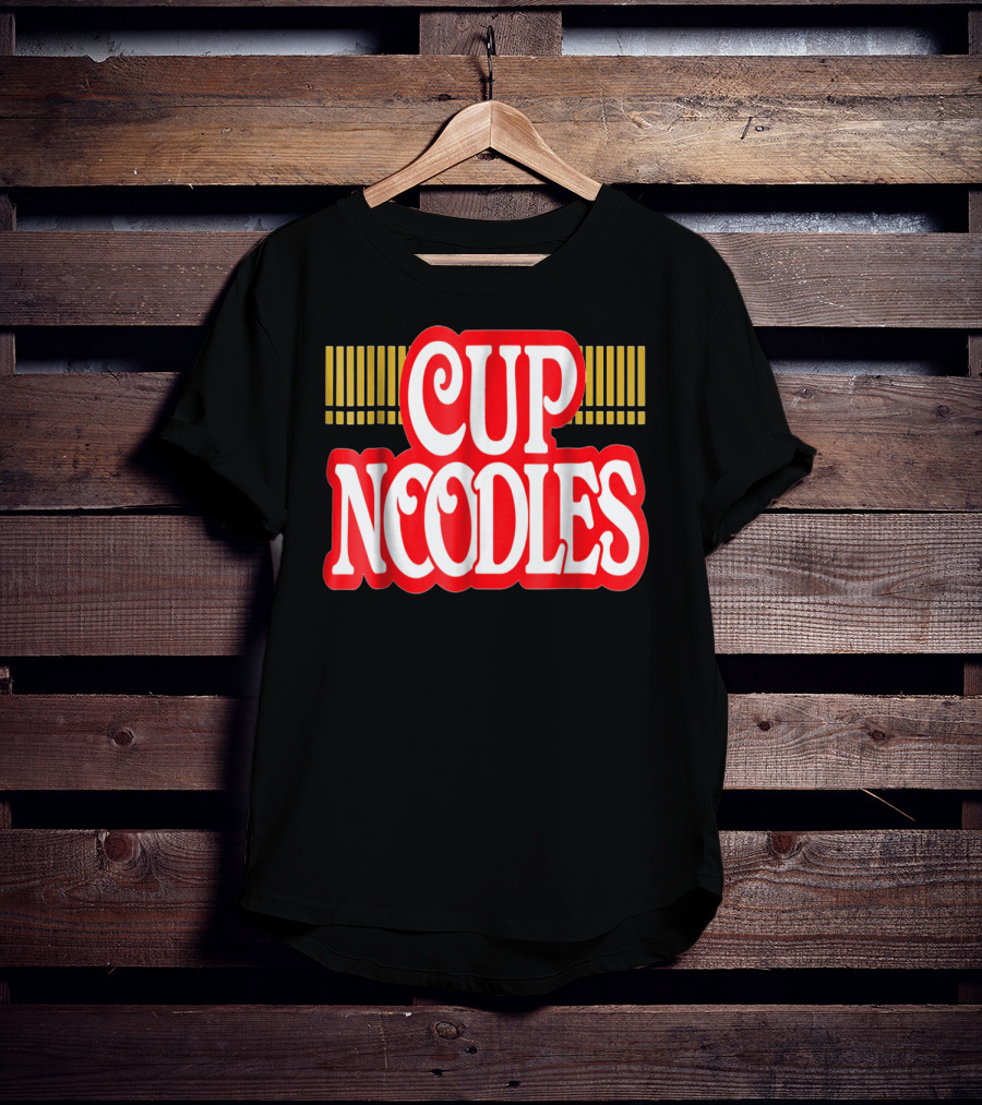 Cup Noodles Instant Ramen Iconic Red White T-Shirt