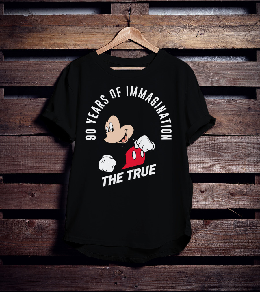 90 Years Of Imagination Mickey Mouse The True Original T-Shirt