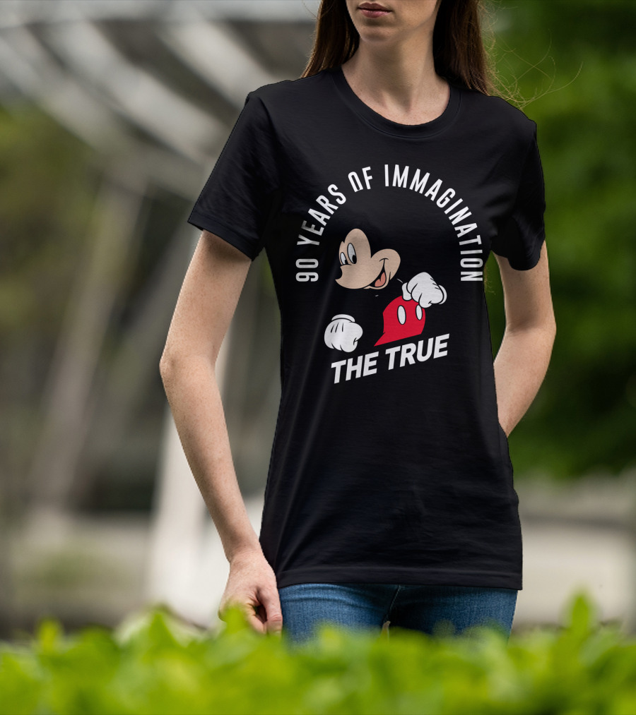 90 Years Of Imagination Mickey Mouse The True Original T-Shirt