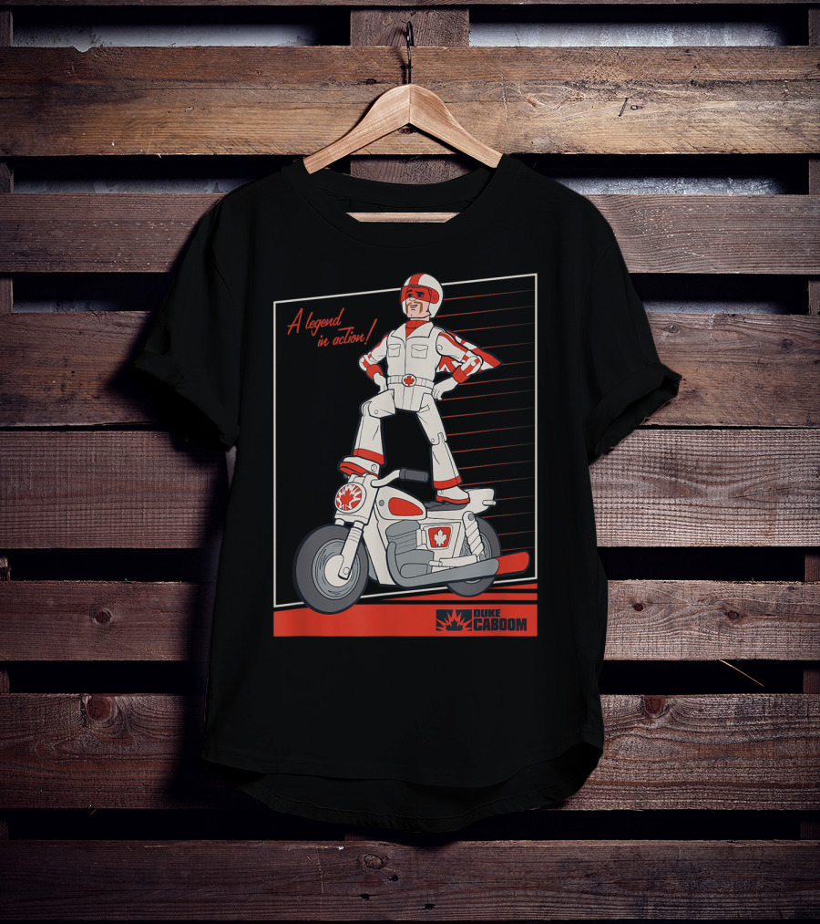 Disney Pixar Toy Story 4 Duke Caboom A Legend In Action T-Shirt