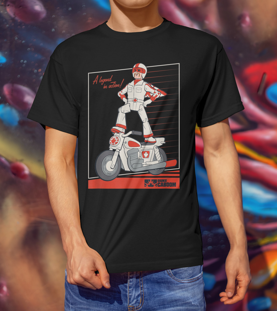Disney Pixar Toy Story 4 Duke Caboom A Legend In Action T-Shirt