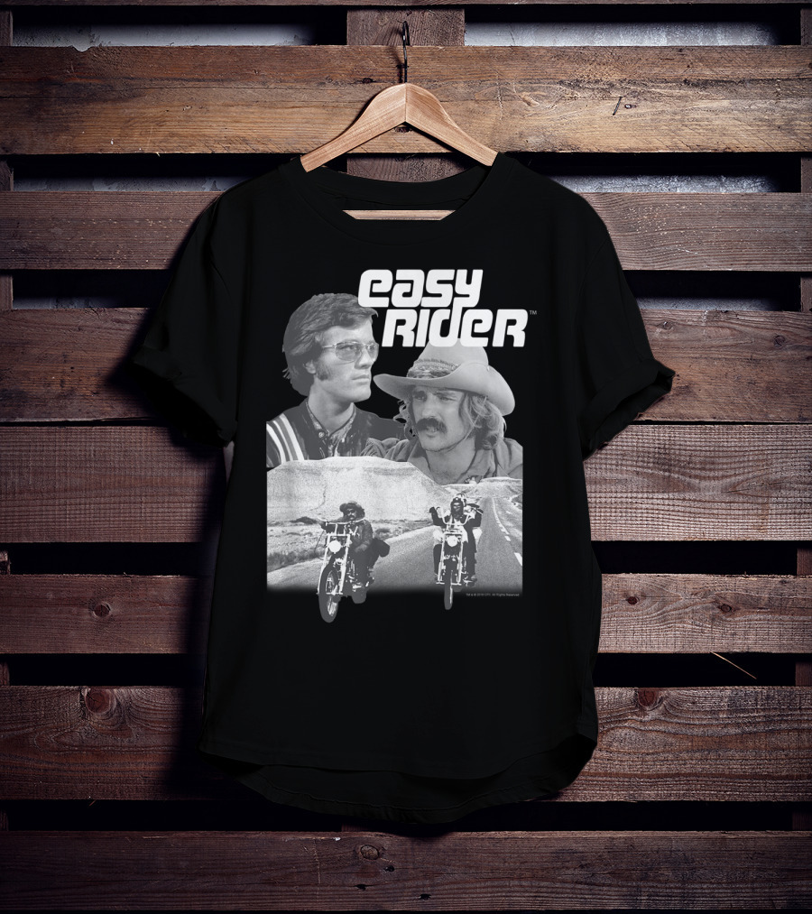 Easy Rider Fonda Hopper Motorcycles Road Adventure T-Shirt