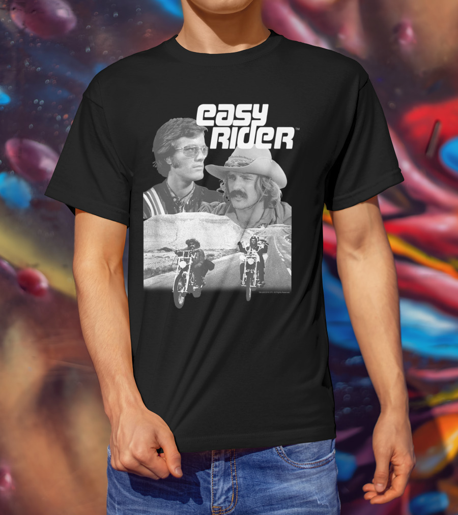 Easy Rider Fonda Hopper Motorcycles Road Adventure T-Shirt