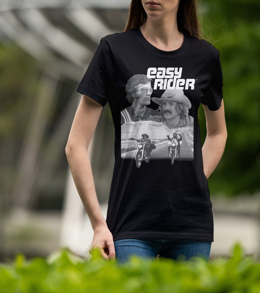 Easy Rider Fonda Hopper Motorcycles Road Adventure T-Shirt