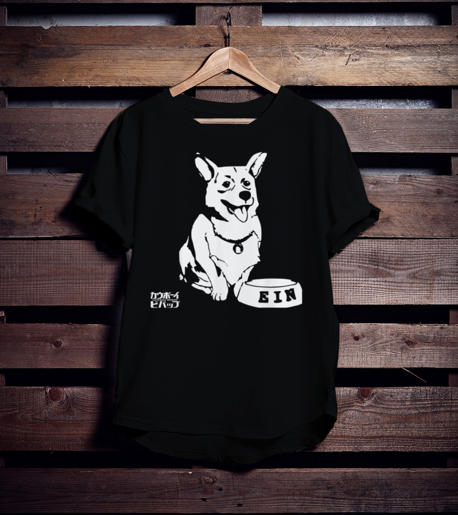 Ein Cowboy Bebop Corgi Anime Character Fan Favorite T-Shirt