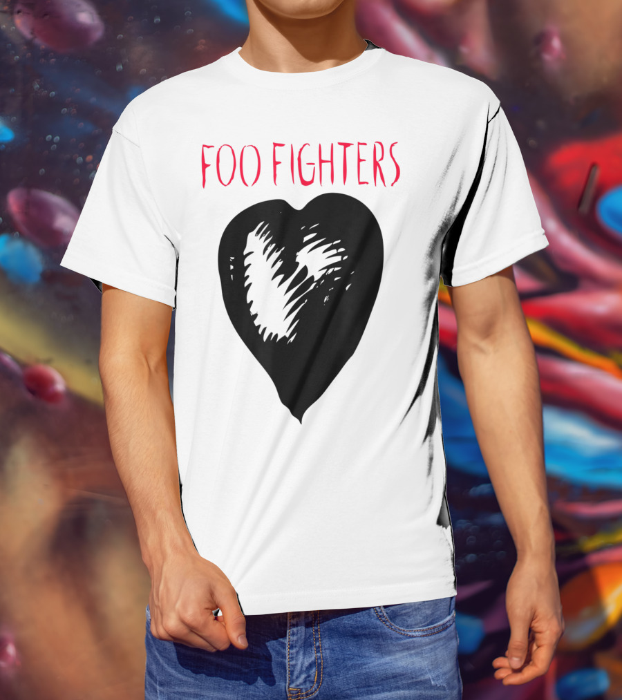 Foo Fighters One By One Black Heart T-Shirt