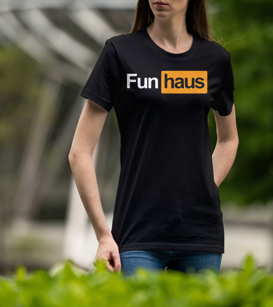 Funhaus Black And Orange T-Shirt