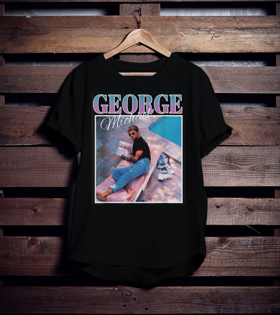 GEORGE Michael Poolside Style T-Shirt