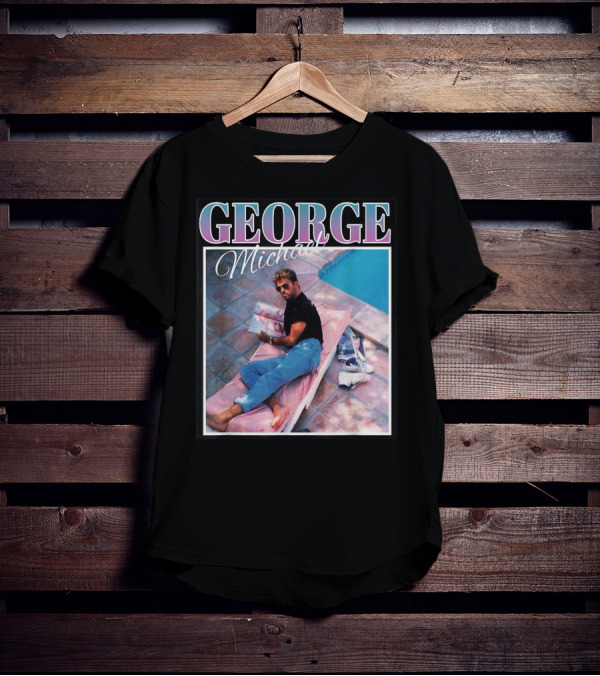 GEORGE Michael Poolside Style T-Shirt