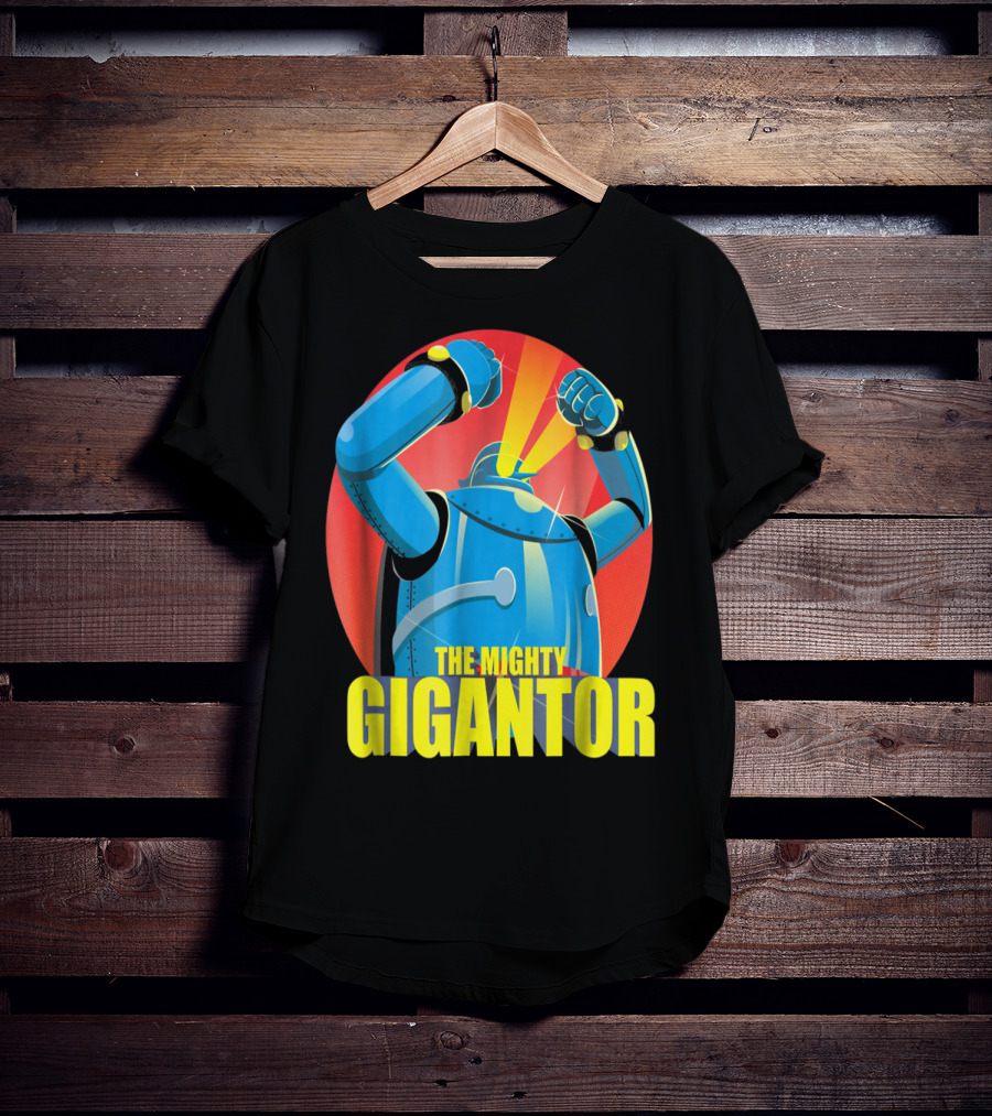 The Mighty Gigantor Robot Retro Sci-Fi Hero T-Shirt