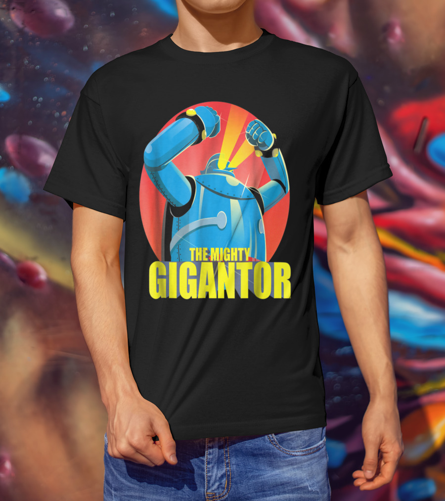 The Mighty Gigantor Robot Retro Sci-Fi Hero T-Shirt