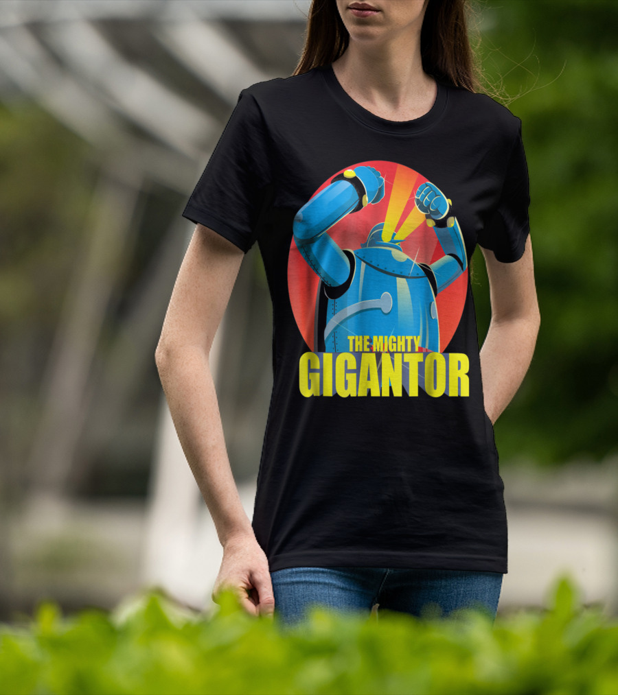 The Mighty Gigantor Robot Retro Sci-Fi Hero T-Shirt