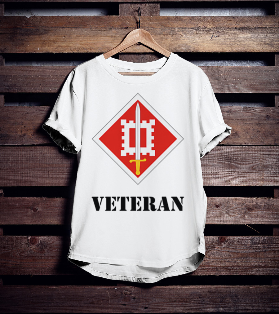 18th Engineer Brigade Veteran Sword Emblem T-Shirt