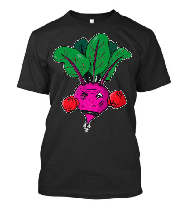 Beet Boxer Vegan Vegetable Empirical Dad Joke Pun T-Shirt