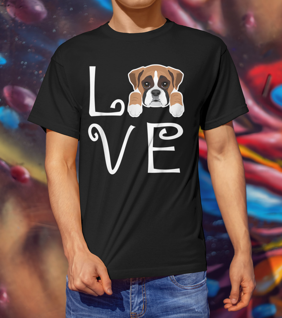 Boxer Love Dog Owner Puppy T-Shirt