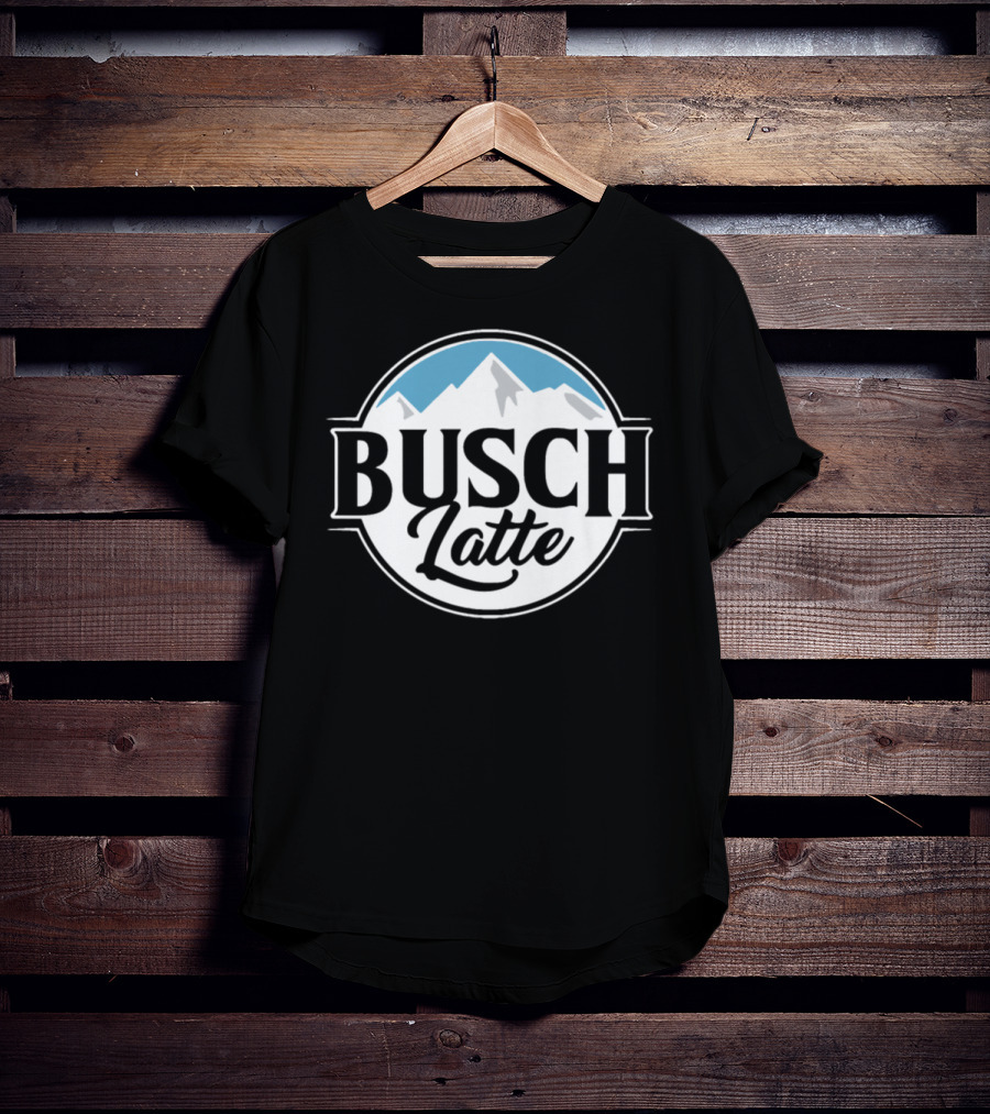 Busch Latte Mens Womens T-Shirt
