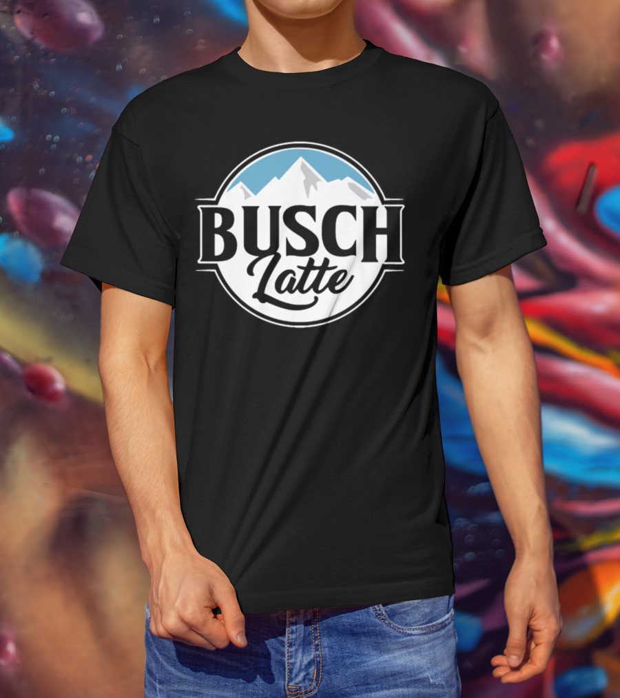 Busch Latte Mens Womens T-Shirt