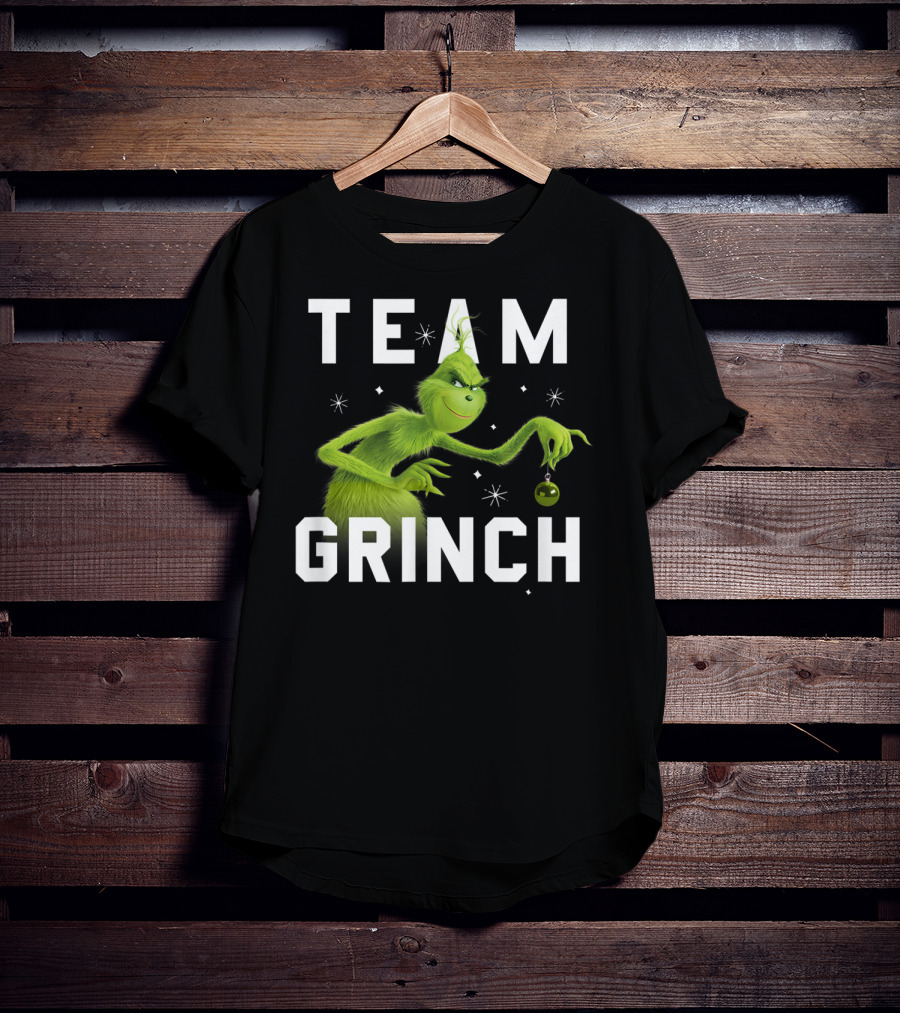 Team Grinch Drseuss The Grinch Holding T-Shirt