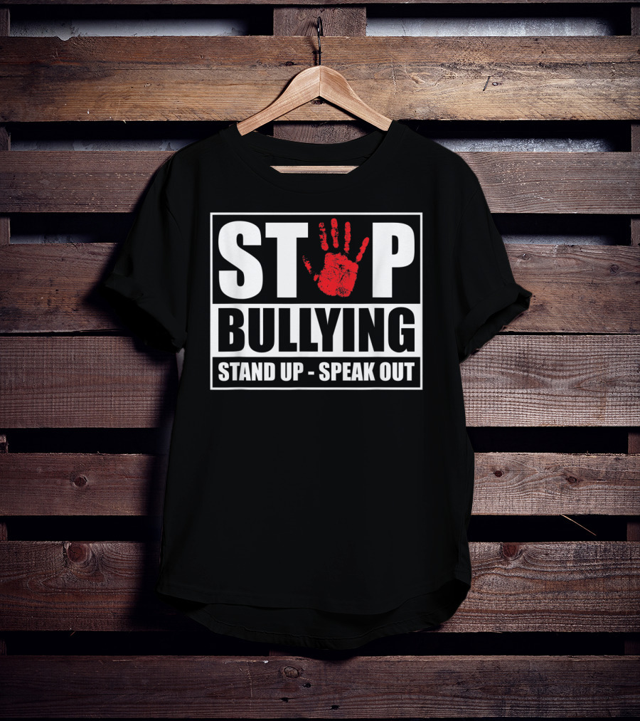 Stop Bullying Stand Up Speak Out Anti Bullying Awareness T-Shirt