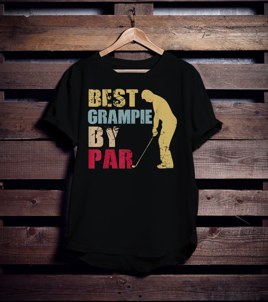 Best Grampie By Par Golf Vintage T-Shirt