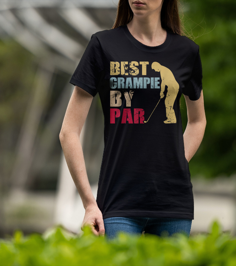 Best Grampie By Par Golf Vintage T-Shirt
