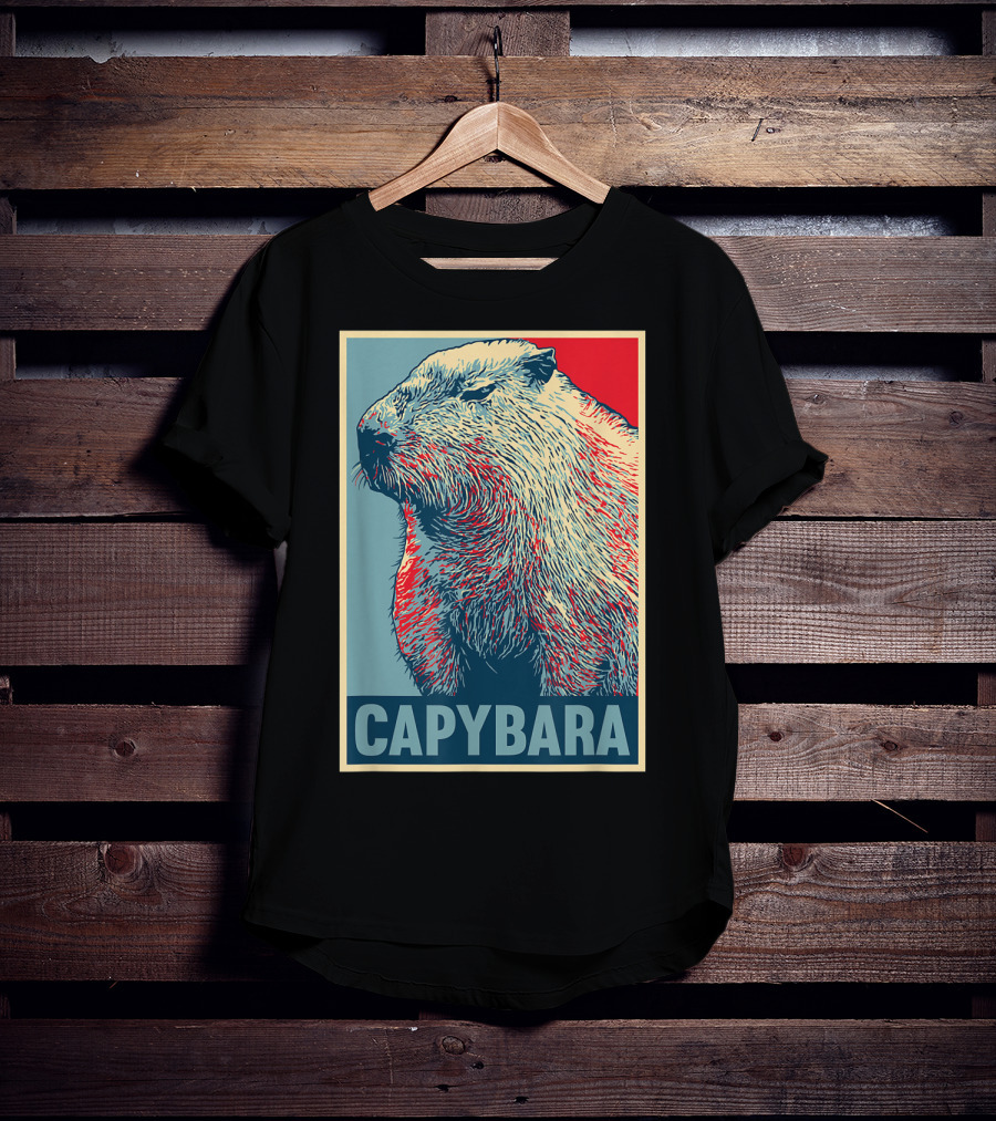 Capybara Funny Vegan Animal Lovers T-Shirt