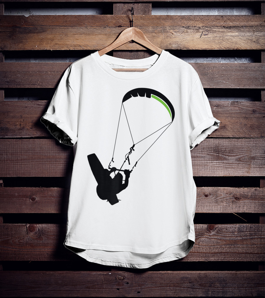 Cool Kitesurfing I Kitesurf Silhouette Adventure T-Shirt