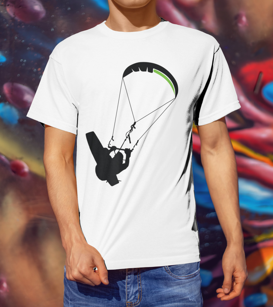 Cool Kitesurfing I Kitesurf Silhouette Adventure T-Shirt