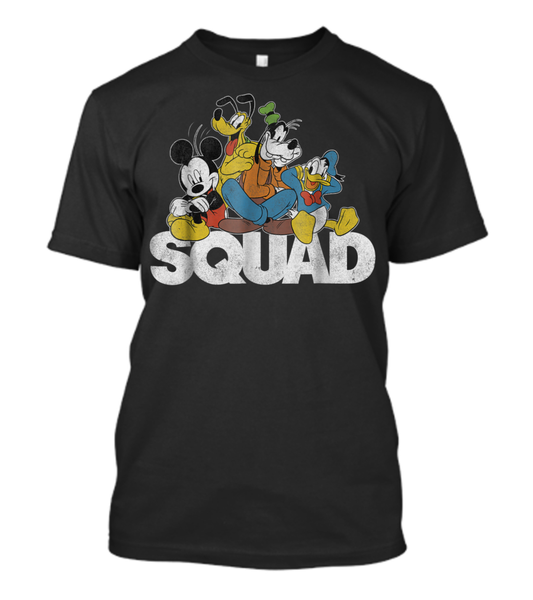 Disney Mickey Mouse Goofy Donald Pluto Squad T-Shirt