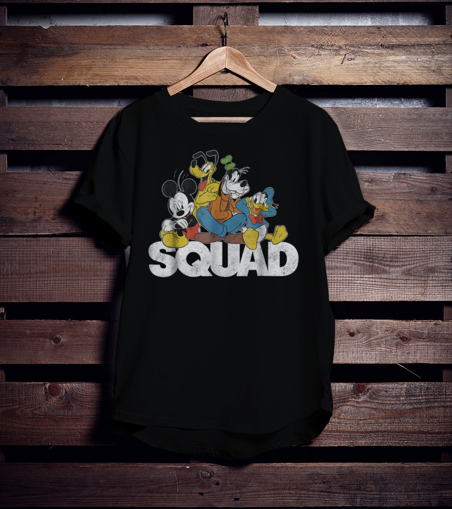 Disney Mickey Mouse Goofy Donald Pluto Squad T-Shirt