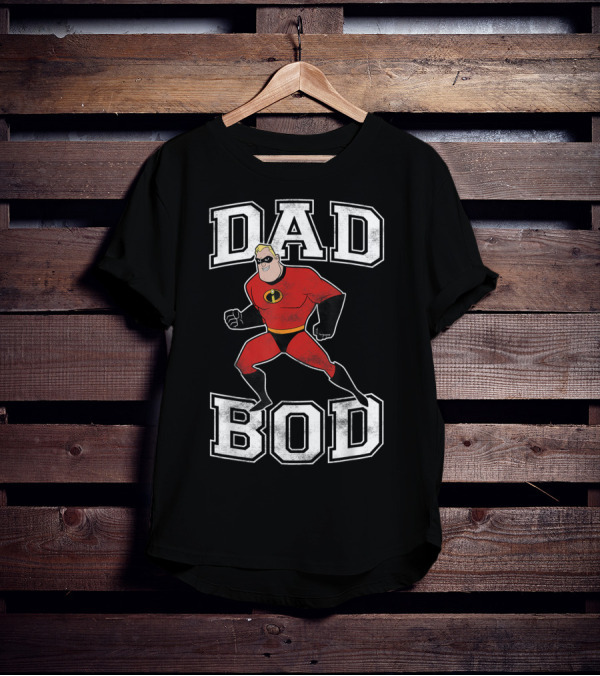 Disney Pixar Incredibles Dad Bod Mr Incredible T-Shirt