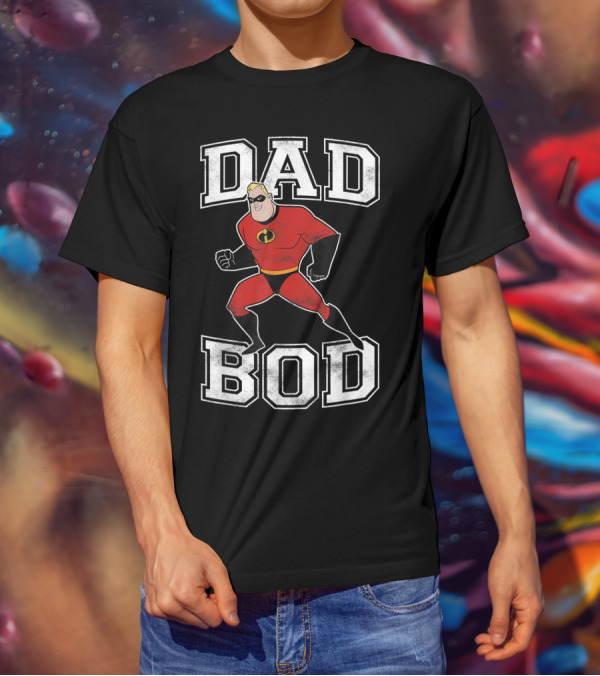 Disney Pixar Incredibles Dad Bod Mr Incredible T-Shirt