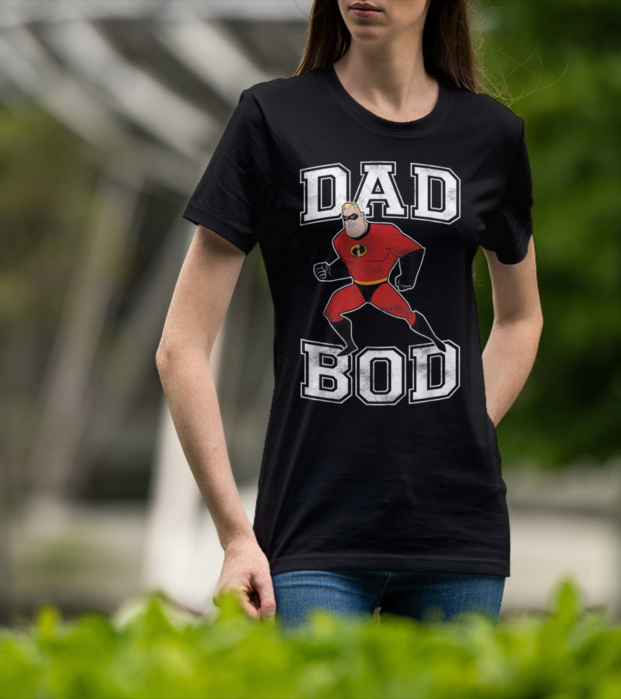 Disney Pixar Incredibles Dad Bod Mr Incredible T-Shirt