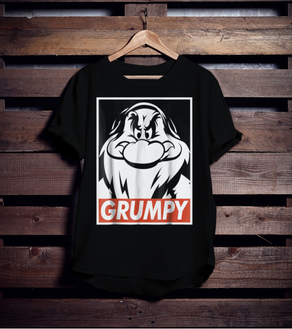 Disney Snow White Grumpy Streetwear T-Shirt