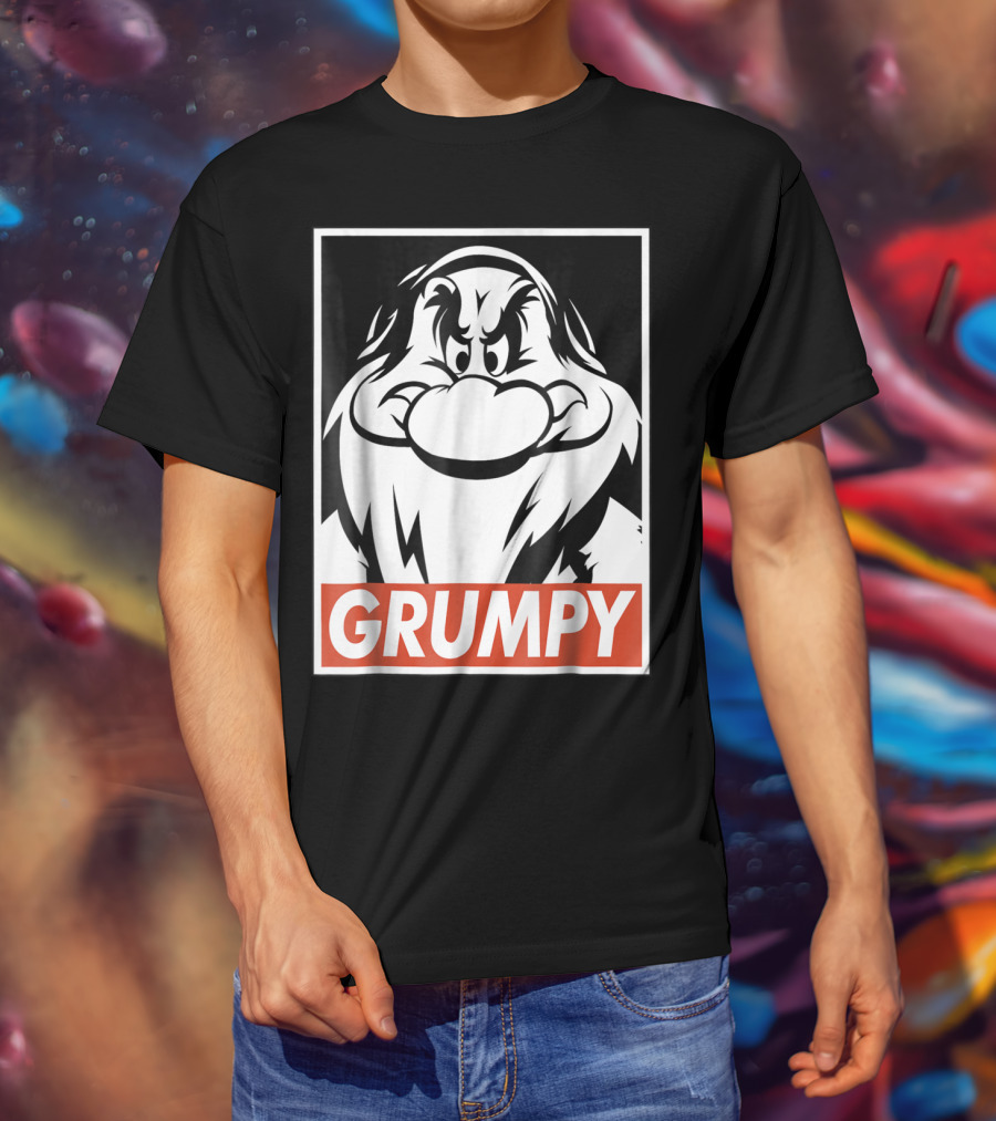 Disney Snow White Grumpy Streetwear T-Shirt