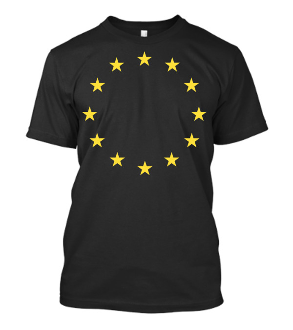 EU European Union Gold Stars Emblem T-Shirt