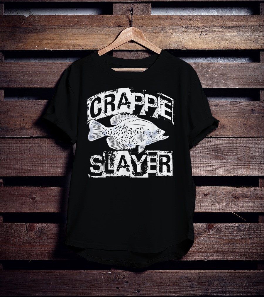CRAPPIE SLAYER Freshwater Fish T-Shirt