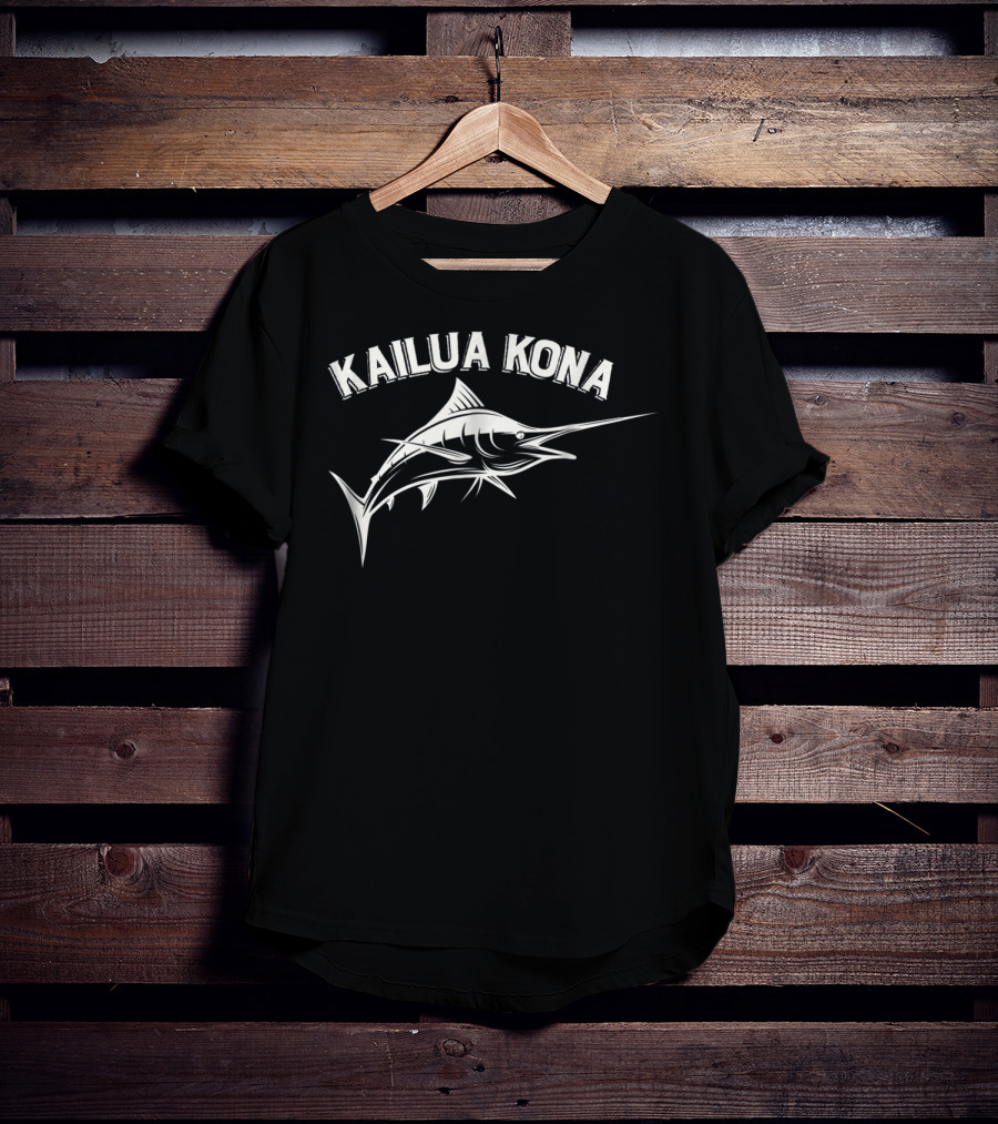 Kailua Kona Hawaii Marlin Fishing T-Shirt