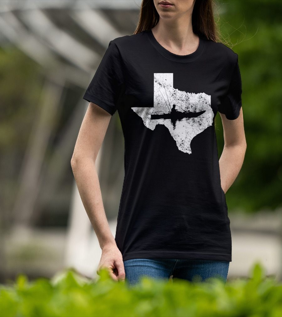 Kayak Fishing In Texas State T-Shirt