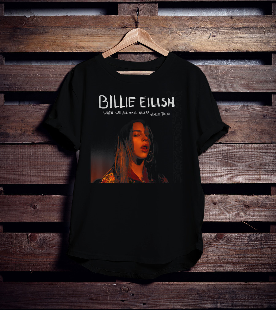 Billie Eilish When We All Fall Asleep World Tour T-Shirt