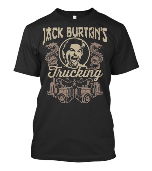 Jack Burton's Trucking Dragons Iconic Fantasy Truck T-Shirt