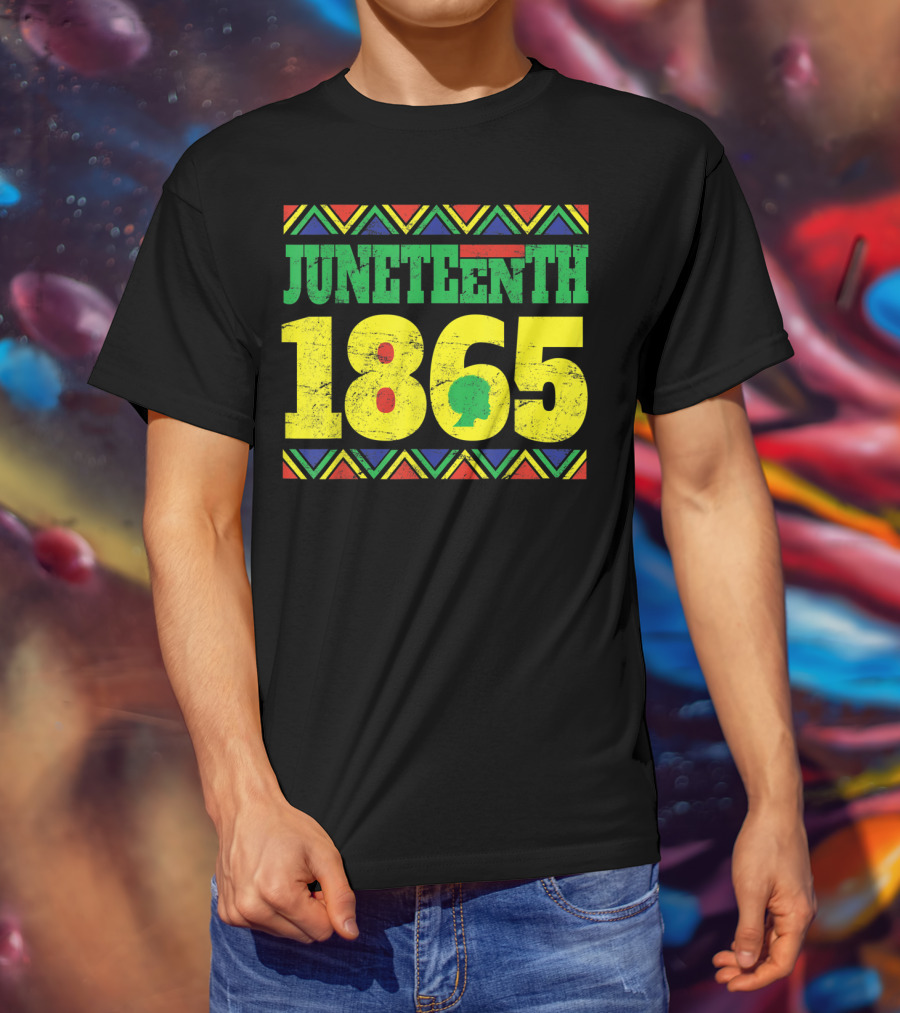 Juneteenth 1865 African Colors T-Shirt