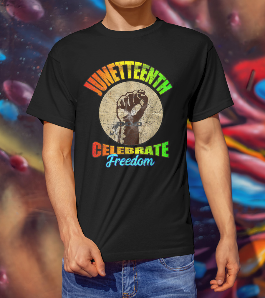 Juneteenth Celebrate Freedom End Of Slavery Abolished American T-Shirt