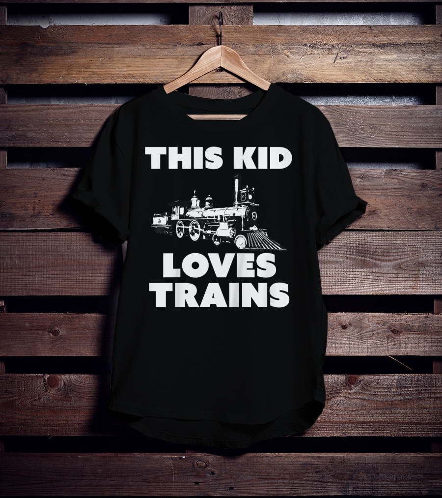 This Kid Loves Trains T-Shirt